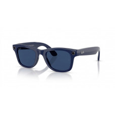 Умные очки Ray-Ban Meta (Gen 2) Wayfarer Shiny Cosmic Blue / Transitions Sapphire