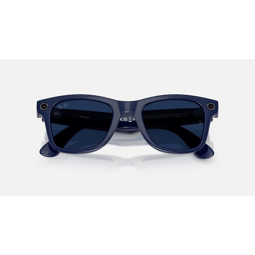 Умные очки Ray-Ban Meta (Gen 2) Wayfarer Shiny Cosmic Blue / Transitions Sapphire