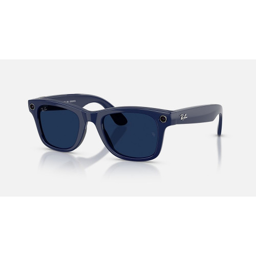 Умные очки Ray-Ban Meta (Gen 2) Wayfarer Shiny Cosmic Blue / Transitions Sapphire