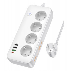 Сетевой фильтр удлинитель Hoco AC22 30W/3М