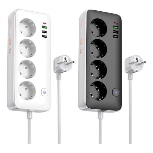 Сетевой фильтр удлинитель Hoco AC22 30W/3М