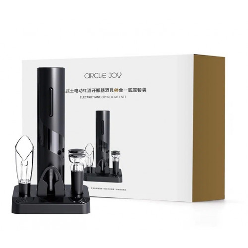 Винный набор Circle Joy Black Worrior Set 2 in 1