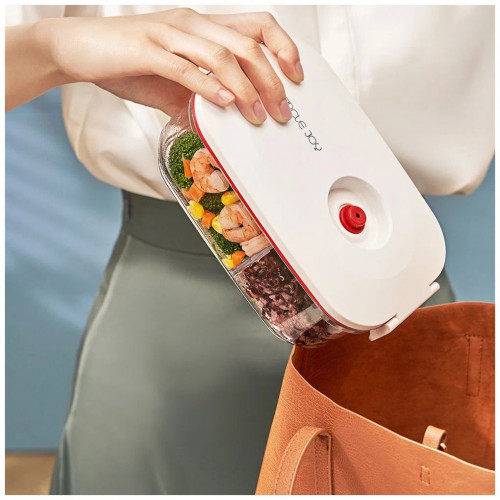 Вакуумный контейнер для продуктов Circle Joy + Вакумизатор