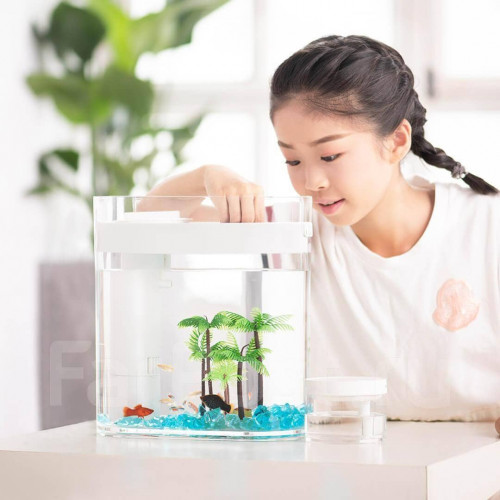Акваферма Xiaomi Descriptive Geometry Amphibious Fish Tank 5л