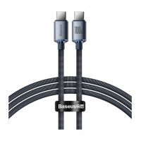 Кабель Baseus Crystal Shine Series USB-C to USB-C, 100 Вт