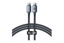 Кабель Baseus Crystal Shine Series USB-C to USB-C, 100 Вт