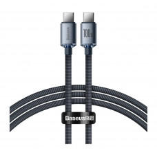Кабель Baseus Crystal Shine Series USB-C to USB-C, 100 Вт
