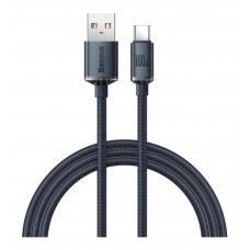 Кабель Baseus Crystal Shine Series USB-A to USB-C, 100 Вт