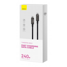 Кабель Baseus Tungsten Gold USB-C to USB-C, 240 Вт