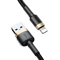 Кабель Baseus cafule Cable USB For Lightning 1.5A 2m черный