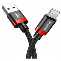 Кабель Baseus cafule Cable USB For Lightning 2.4A 1m красный