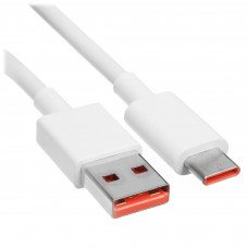 Кабель для быстрой зарядки Xiaomi Type-C Белый 1м 6А