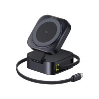 Беспроводное зарядное Baseus PicoGo Series 2-in-1 Qi2 67W