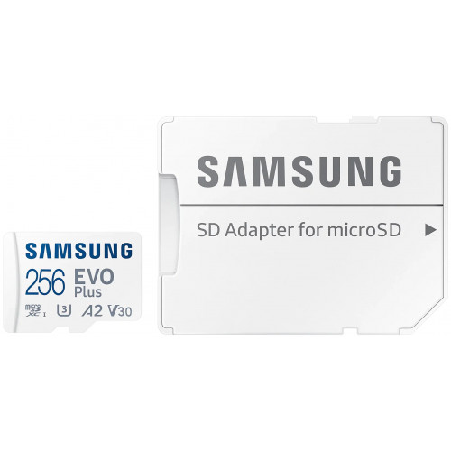 Карта памяти MicroSD Samsung  EVO Plus 256GB