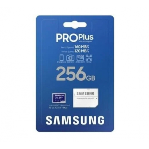 Карта памяти MicroSD Samsung PRO Plus 256 GB