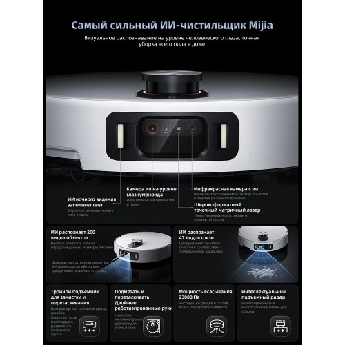 Робот-пылесос Xiaomi Mijia 5 Pro (встраиваемая версия)