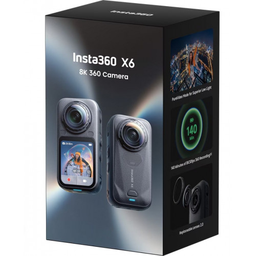 Экшн-камера Insta360 X6 Standard Bundle