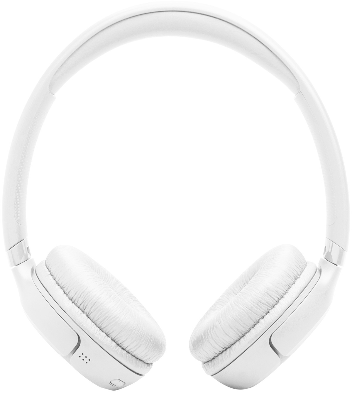 JBL Tune 530BT в белом цвете, вид спереди