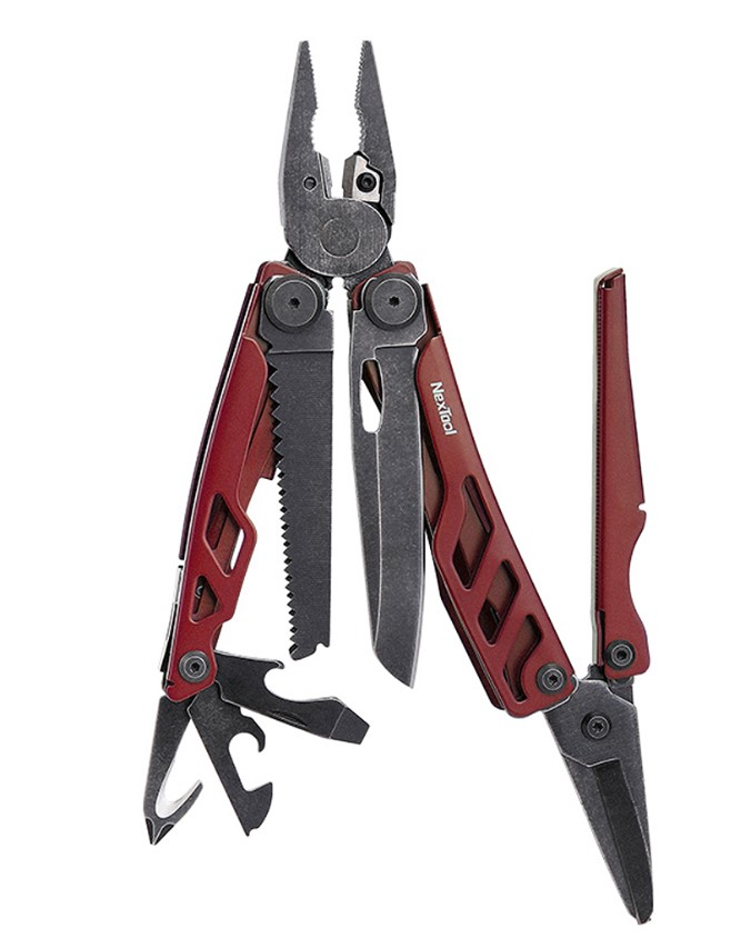 Мультитул NexTool Pro Red — 16 инструментов в одном корпусе