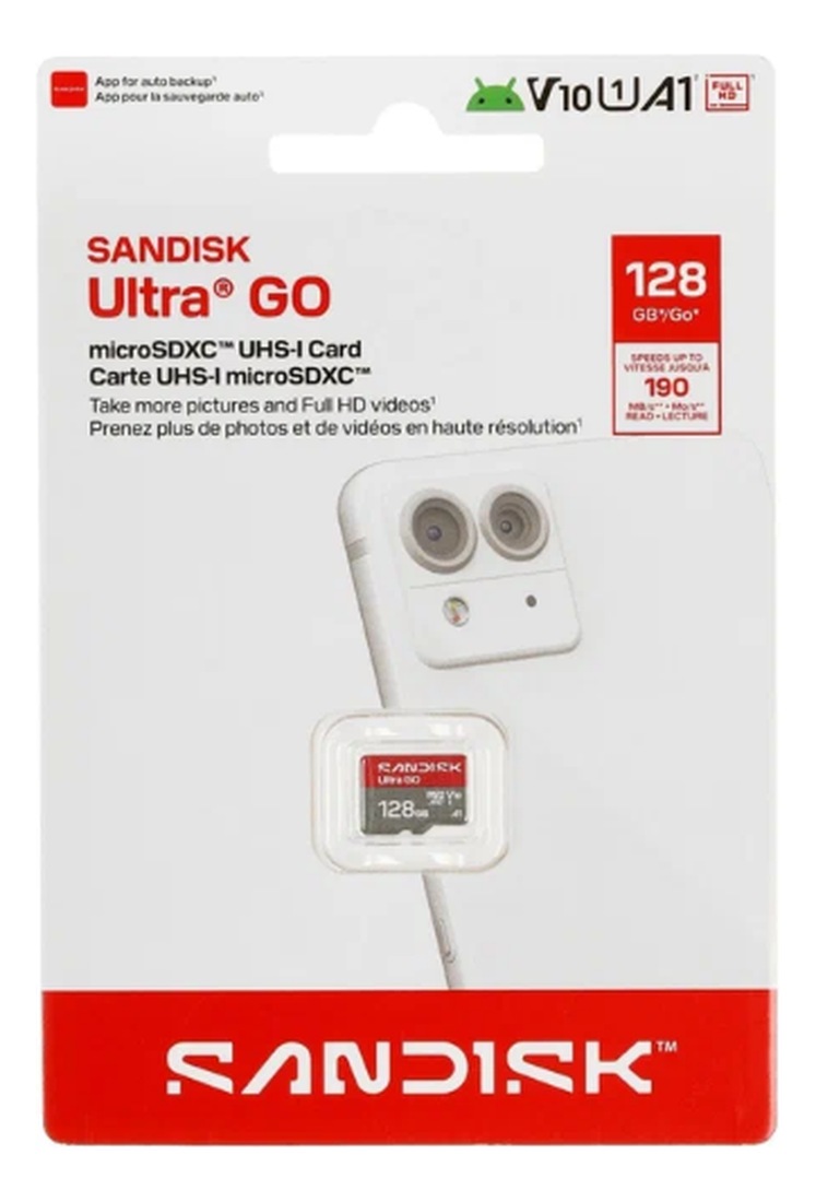 Упаковка SanDisk Ultra GO 128GB