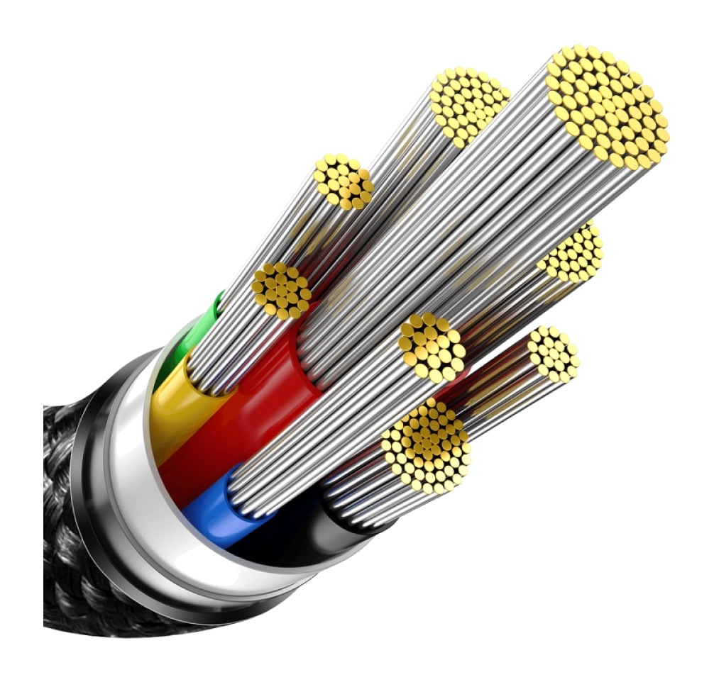 Комплект: Кабель Baseus Tungsten Gold USB-C to USB-C, 240 Вт