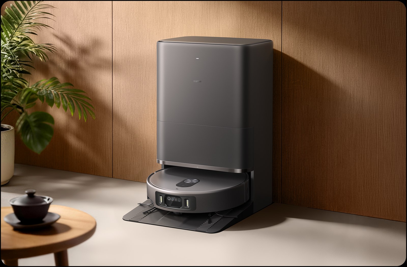 Xiaomi Mijia Robot Vacuum 6 Max со станцией самоочистки в интерьере