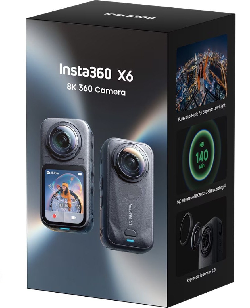 Комплектация Insta360 X6 Standard Bundle
